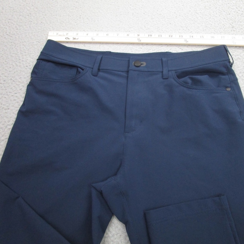 Public Rec Pants Mens 34x30 Navy Blue Performance Stretch Athletic Travel Modern